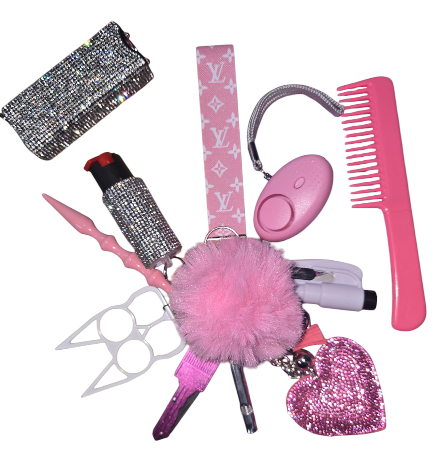 White & pink fully loaded