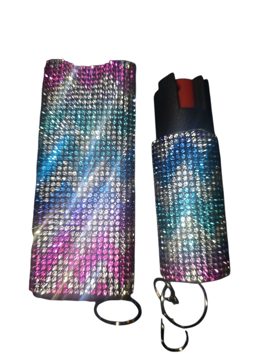 Limited edition printed stun gun & pepper spray sets