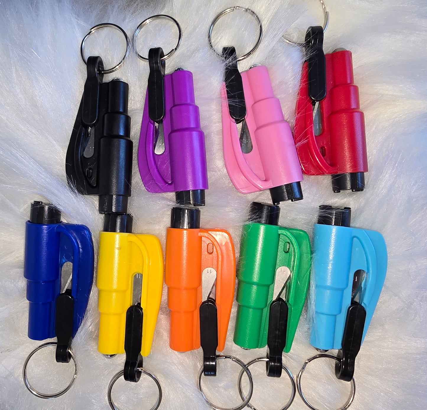 Seatbelt cutter window breaker (choose your colors!)