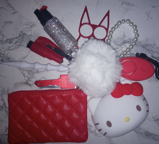 hello kitty coin purse full set