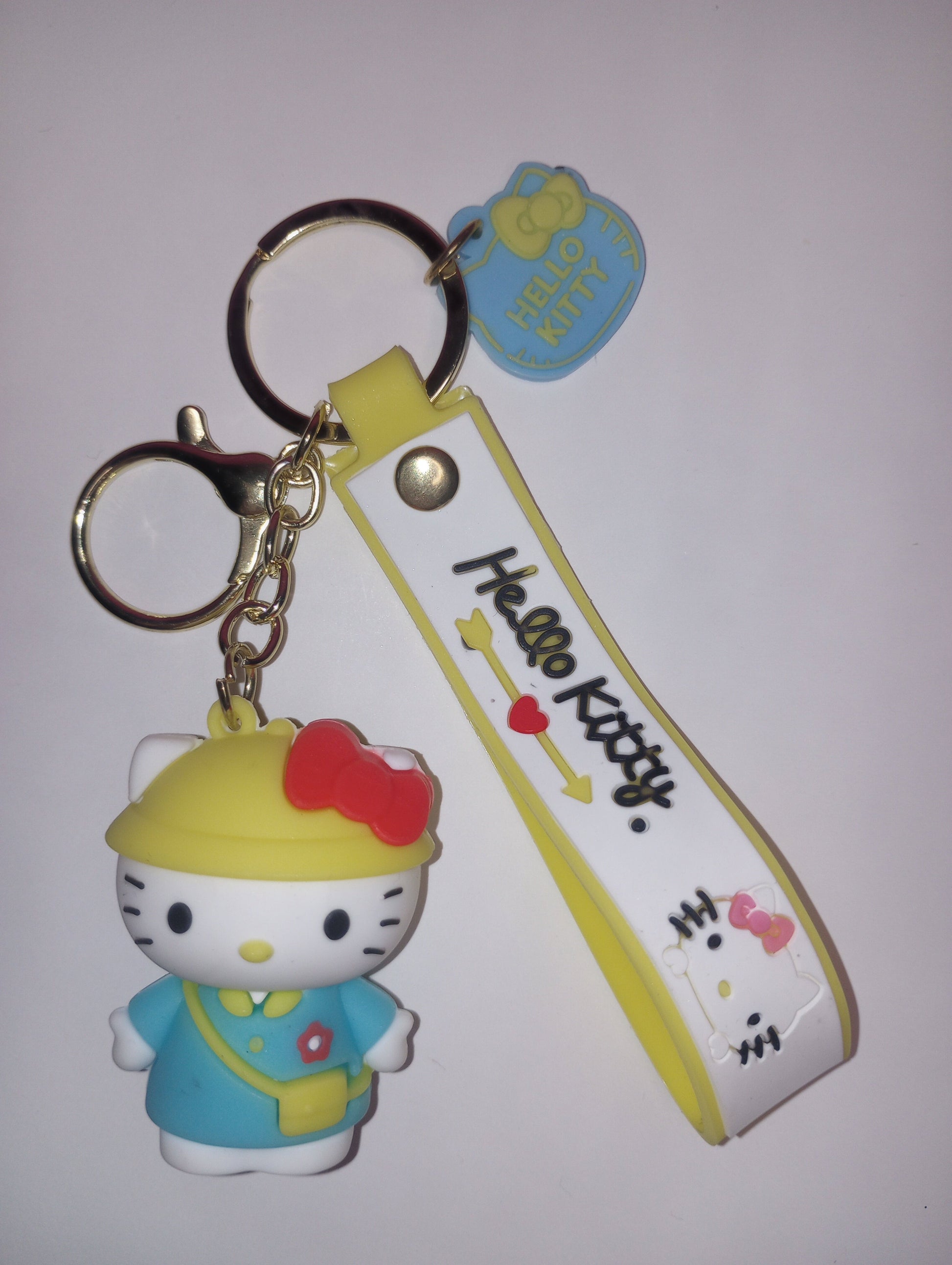 Hello Kitty Beaded Keychain