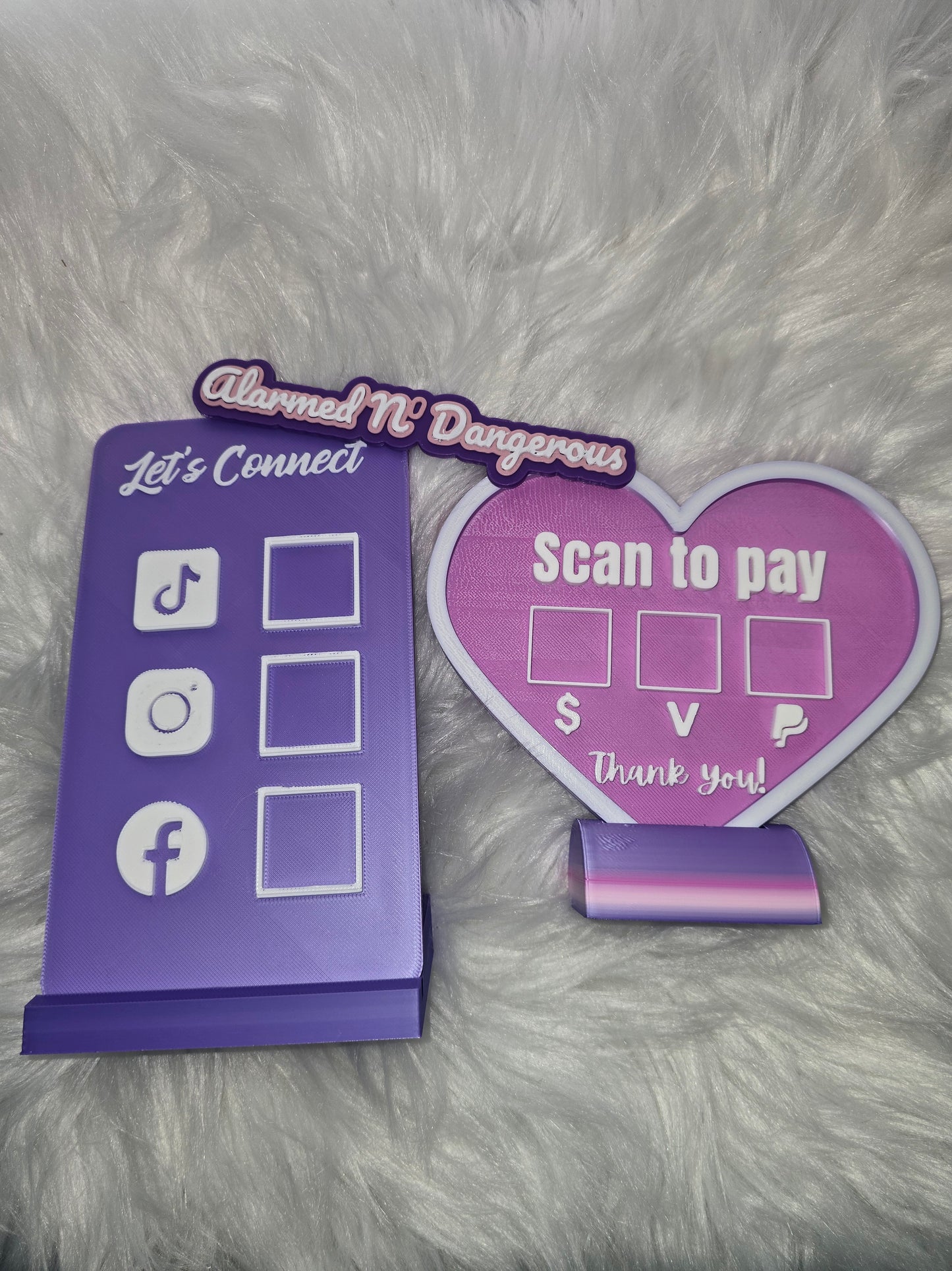 QR Code signs (leave color choices in notes at check out!)