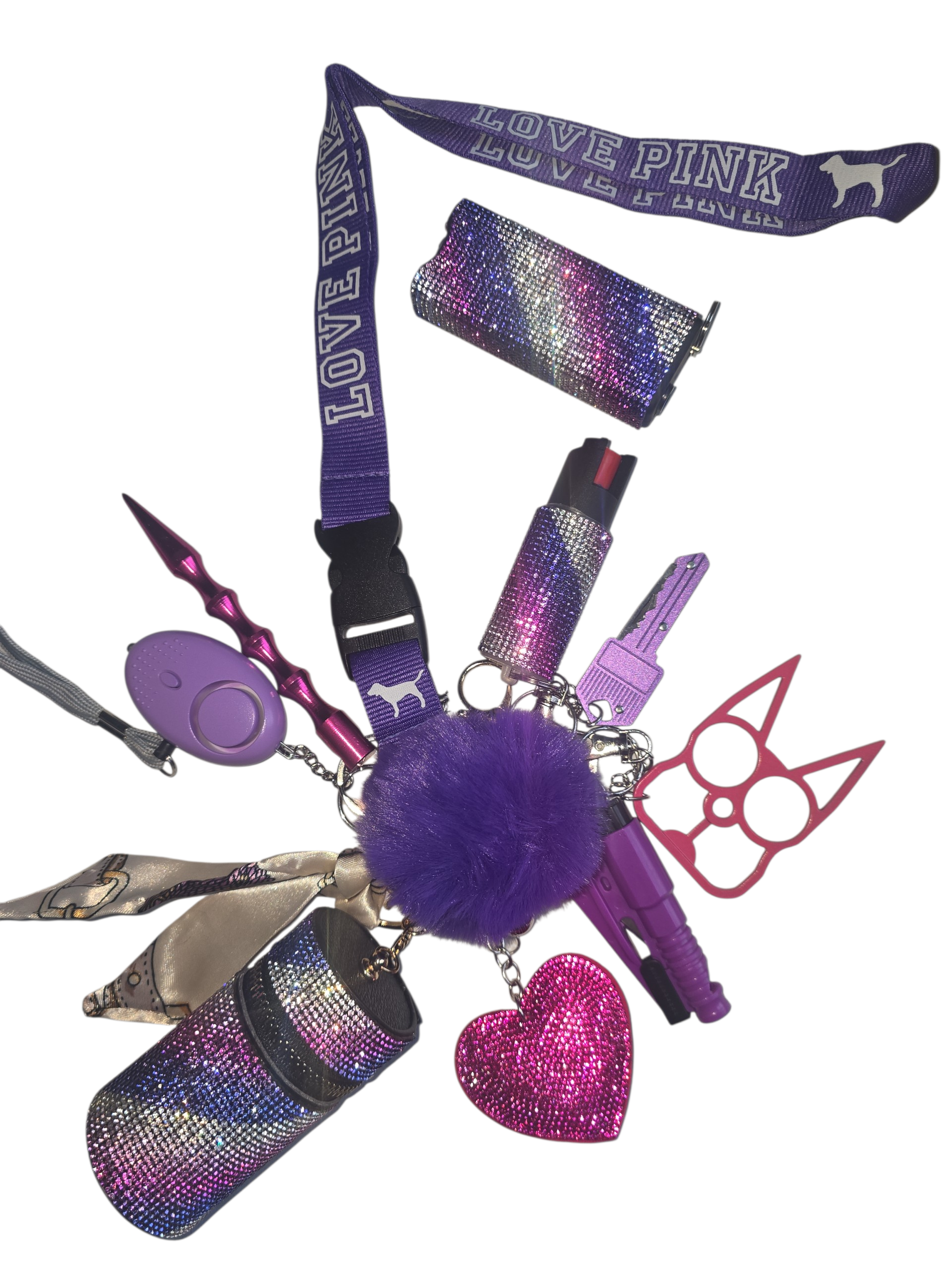Purple/pink ombre – Alarmed N' Dangerous