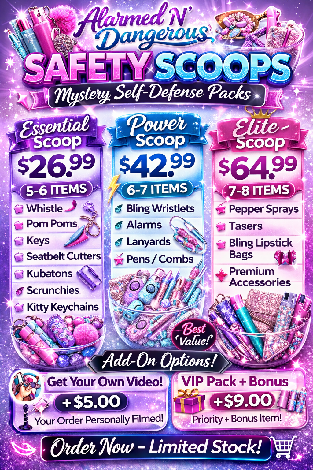 Self Defense Mystery Scoops!!