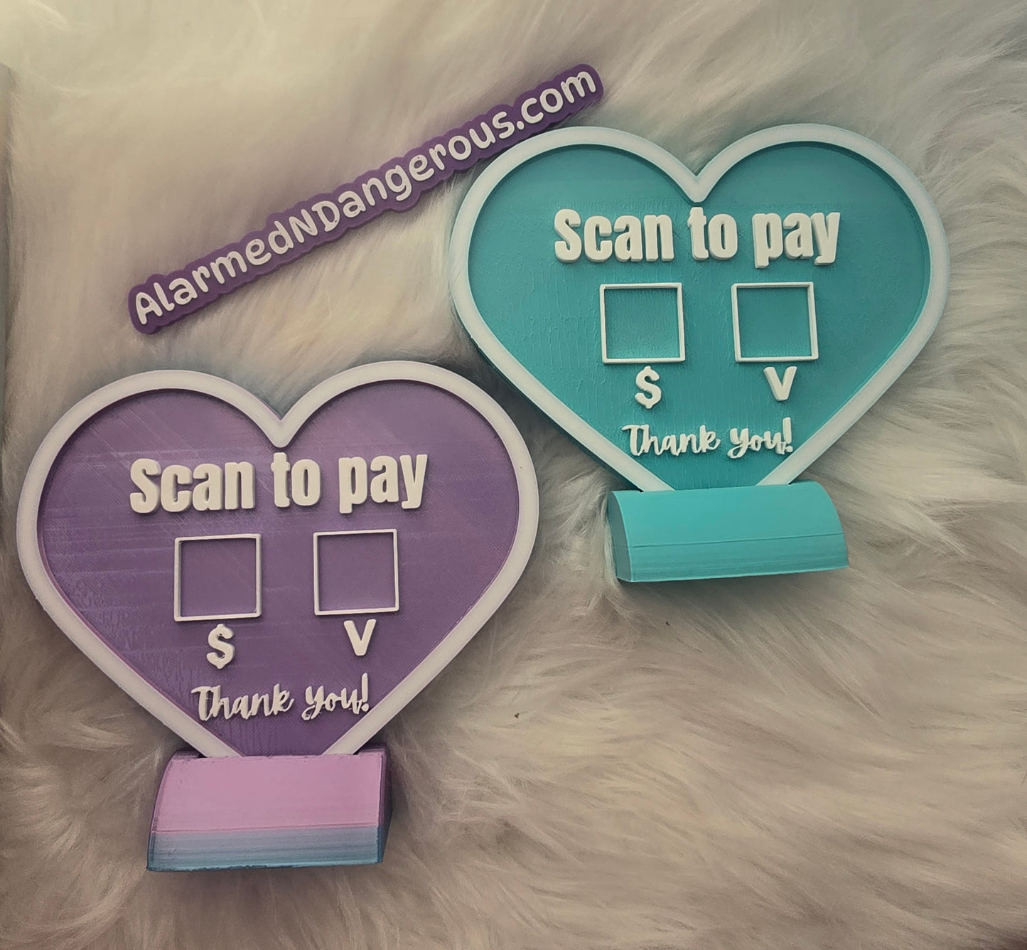 QR Code signs (leave color choices in notes at check out!)