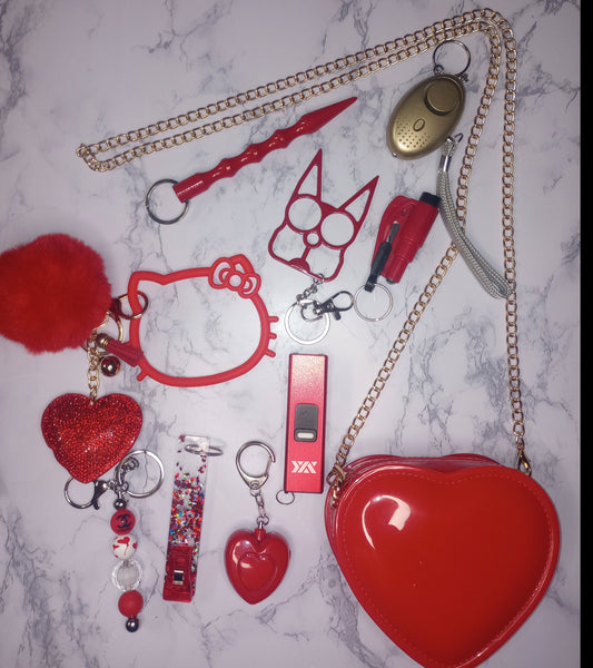 Red hello kitty essentials