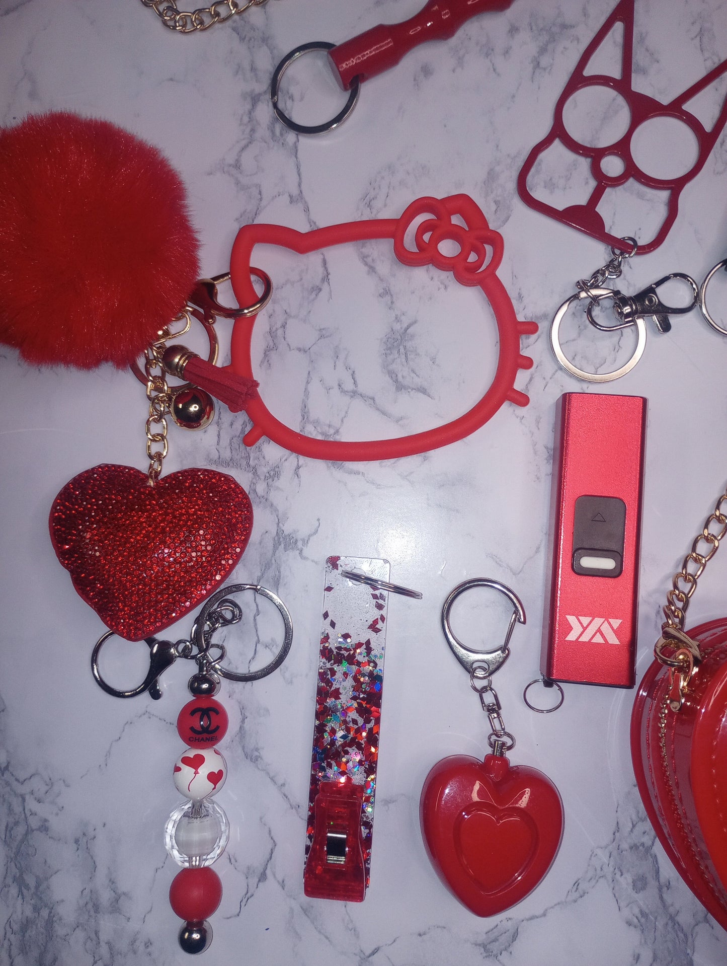 Red hello kitty essentials