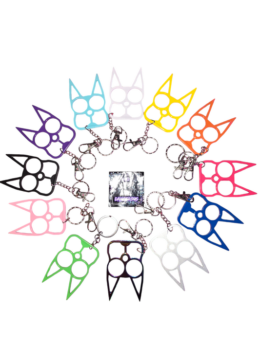 wholesale cat ears wholesale kitty knuckles wholesale cat keychain self defense
